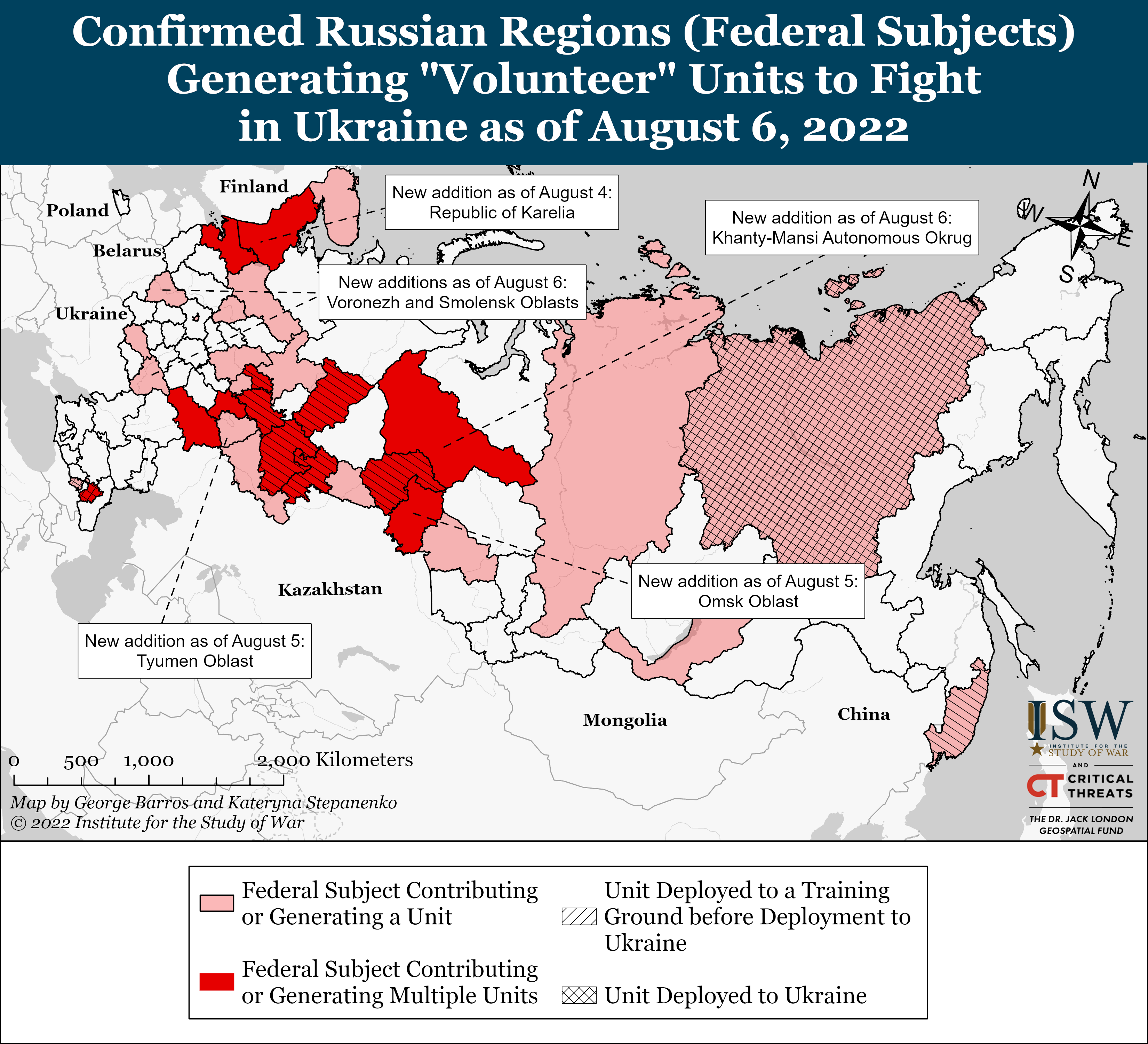 Russian Offensive Campaign Assessment, August 6 | Institute For The ...